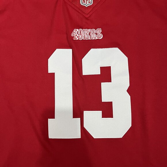 NFL San Francisco 49ers Red Jersey #13 Purdy - Picture 3 of 6